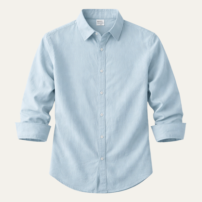 Men's Linen Cotton Business Shirt - Vonnera