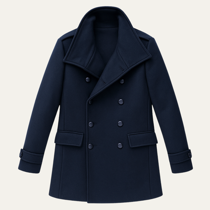 Dunhill Men's Double Breasted Wool Trench Coat - Vonnera