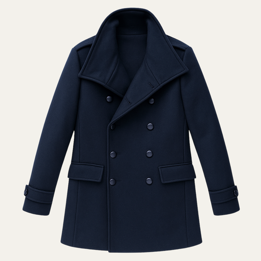 Dunhill Men's Double Breasted Wool Trench Coat - Vonnera