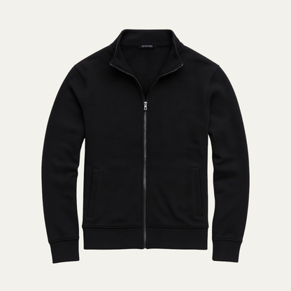 Men's Lightweight Zip Up Jacket Stand Collar Casual - Vonnera