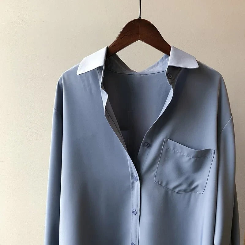 Women's Office Satin Shirt