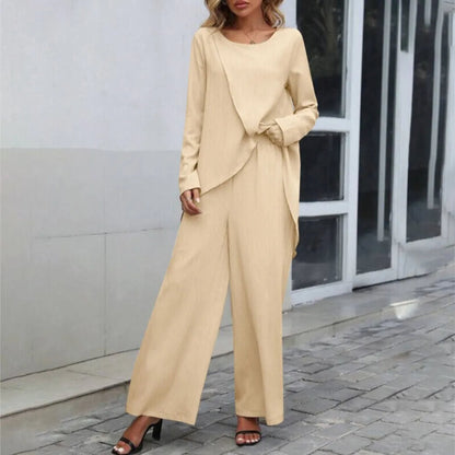 Women's Two Piece Elegant Outfit Set - Vonnera