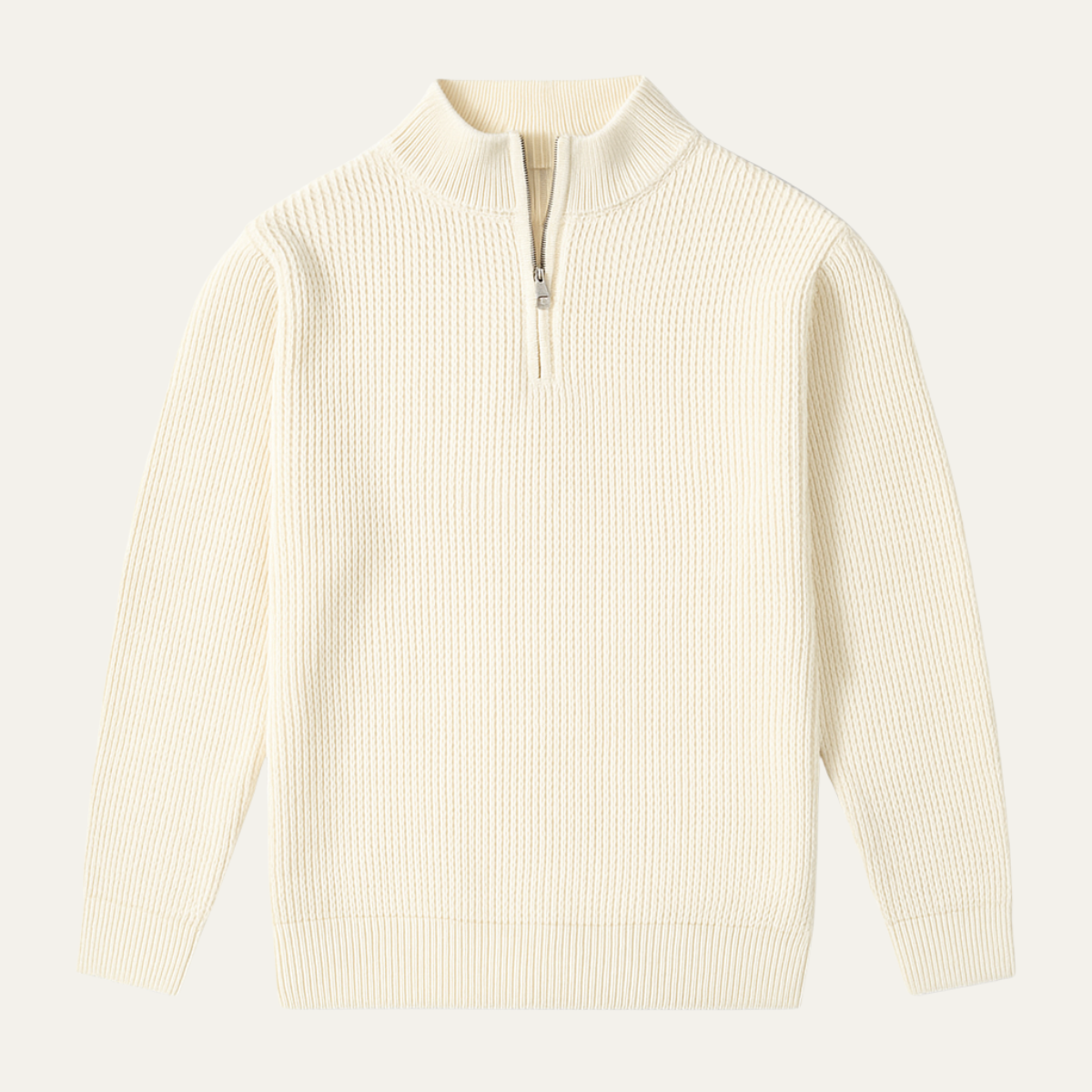 Men's Soft Knit Half Zip Sweater - Vonnera