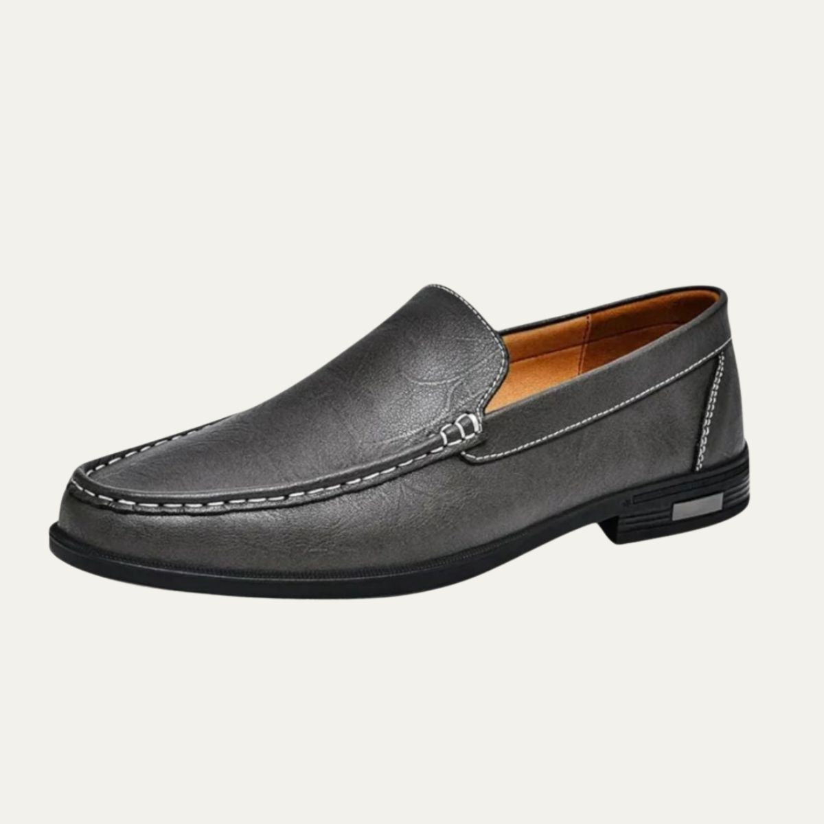 Bellgrave Men's Slip On Loafers Classic Leather Black
