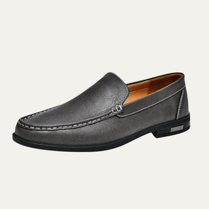 Bellgrave Men's Slip On Loafers Classic Leather Black
