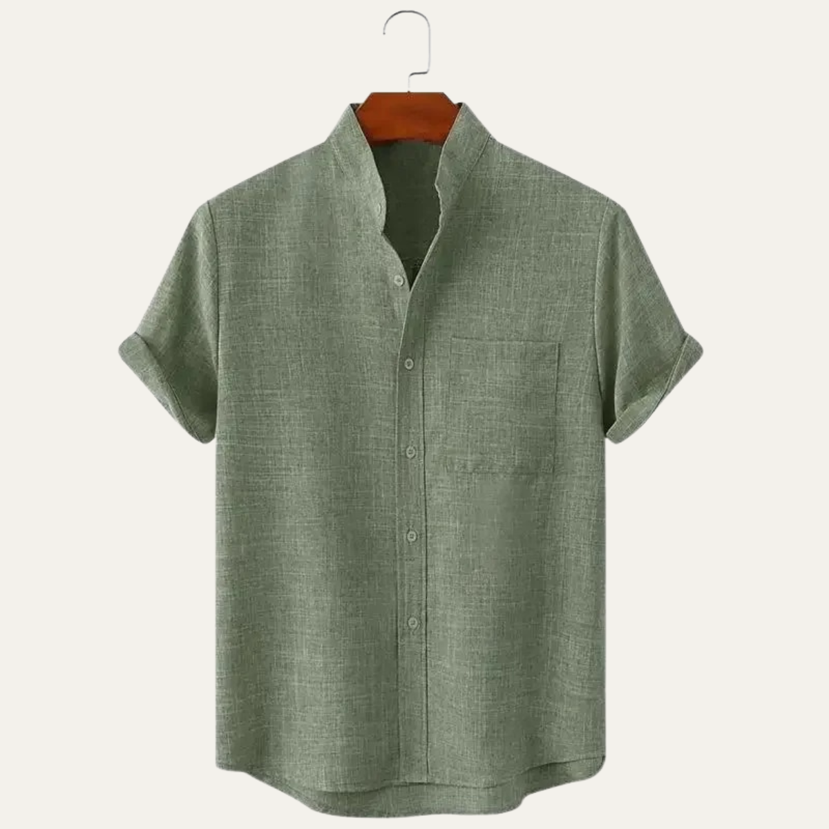 Men's Oversized Cotton Linen Shirt - Vonnera