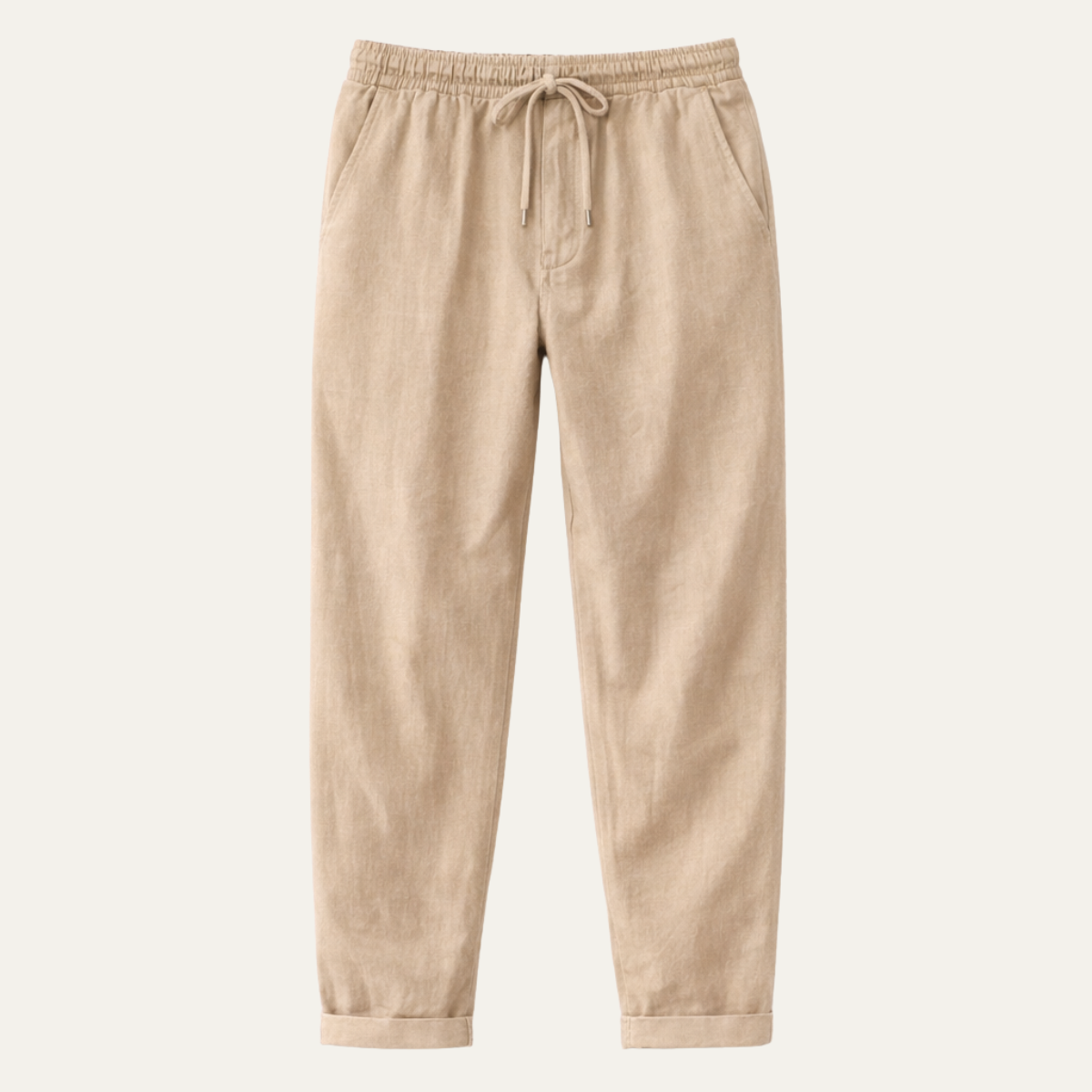 Men's Cotton Linen Wide Leg Pants - Vonnera