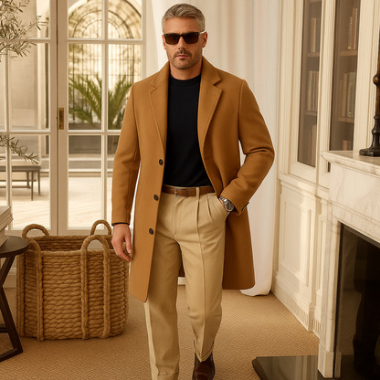 Men's Mid Length Coat