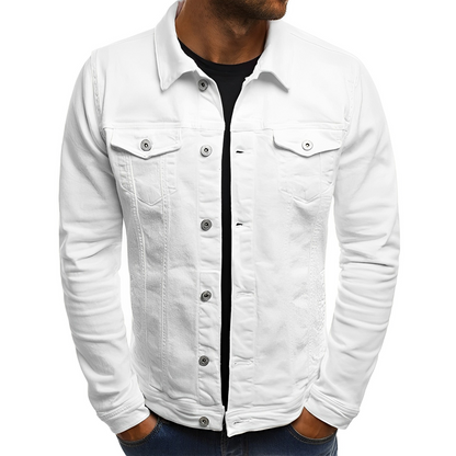 Ralph Men's Denim Jacket Lightweight Blue