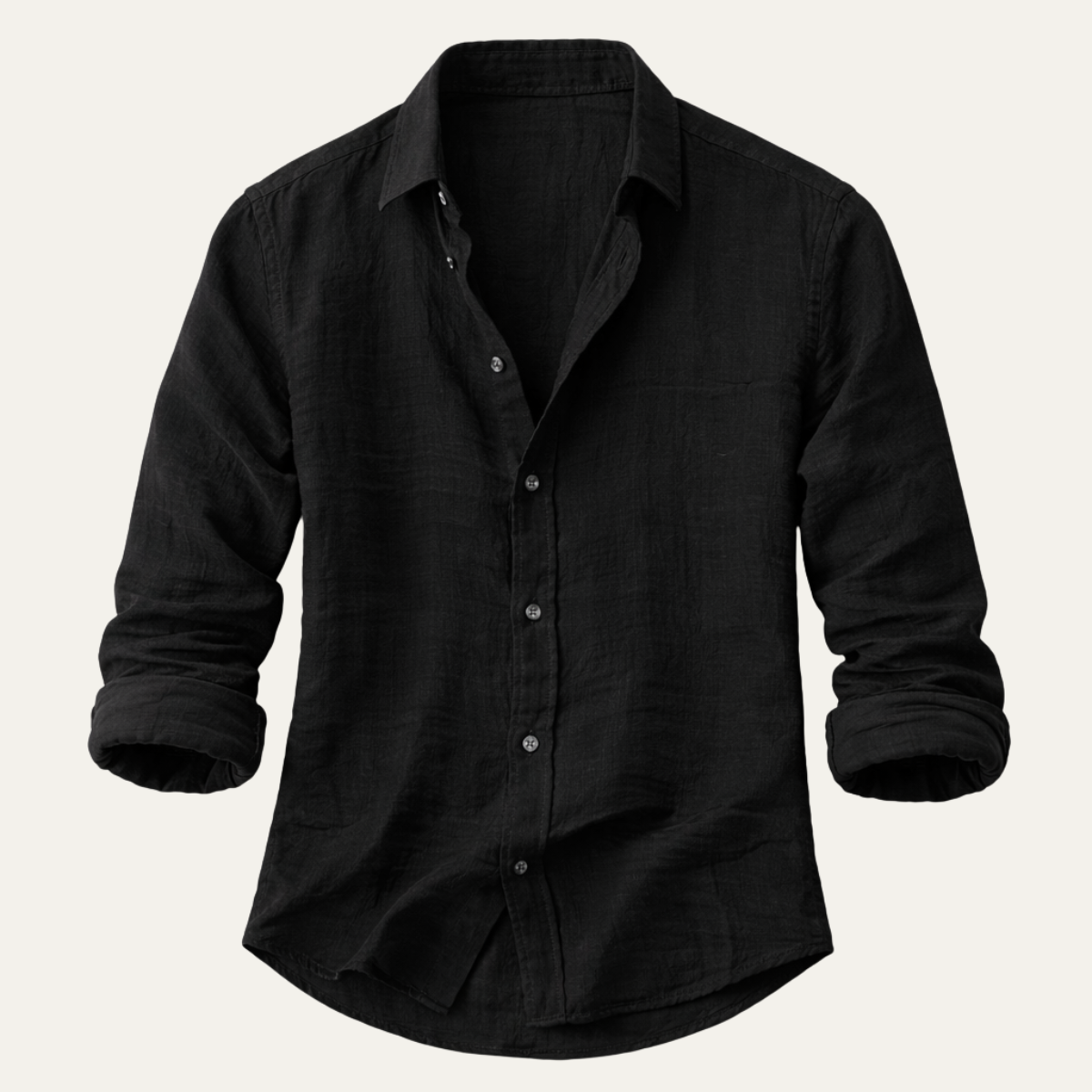 Men's Cotton Linen Beach Shirt Soft - Vonnera