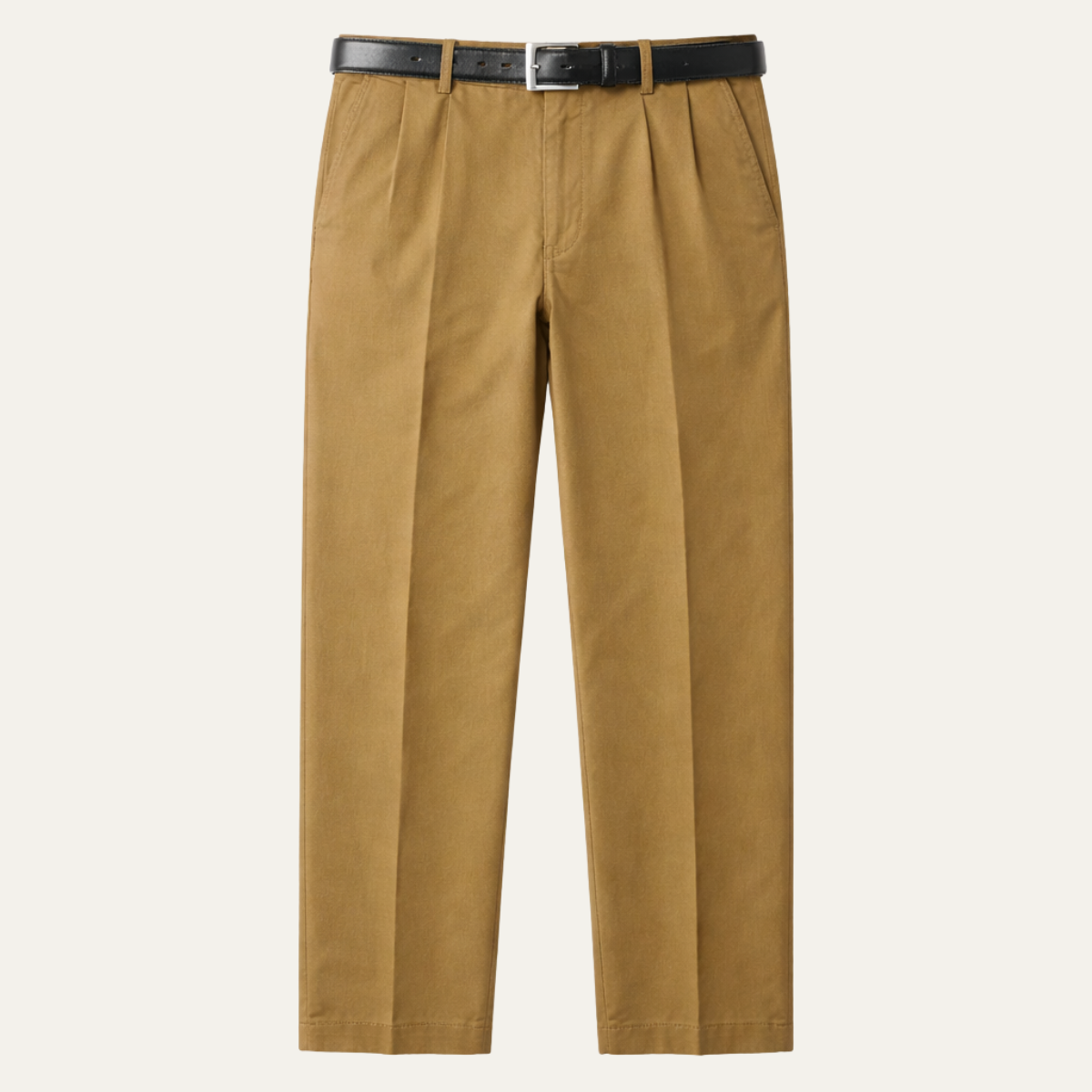 Men's Cotton Double Pleated Pants - Vonnera