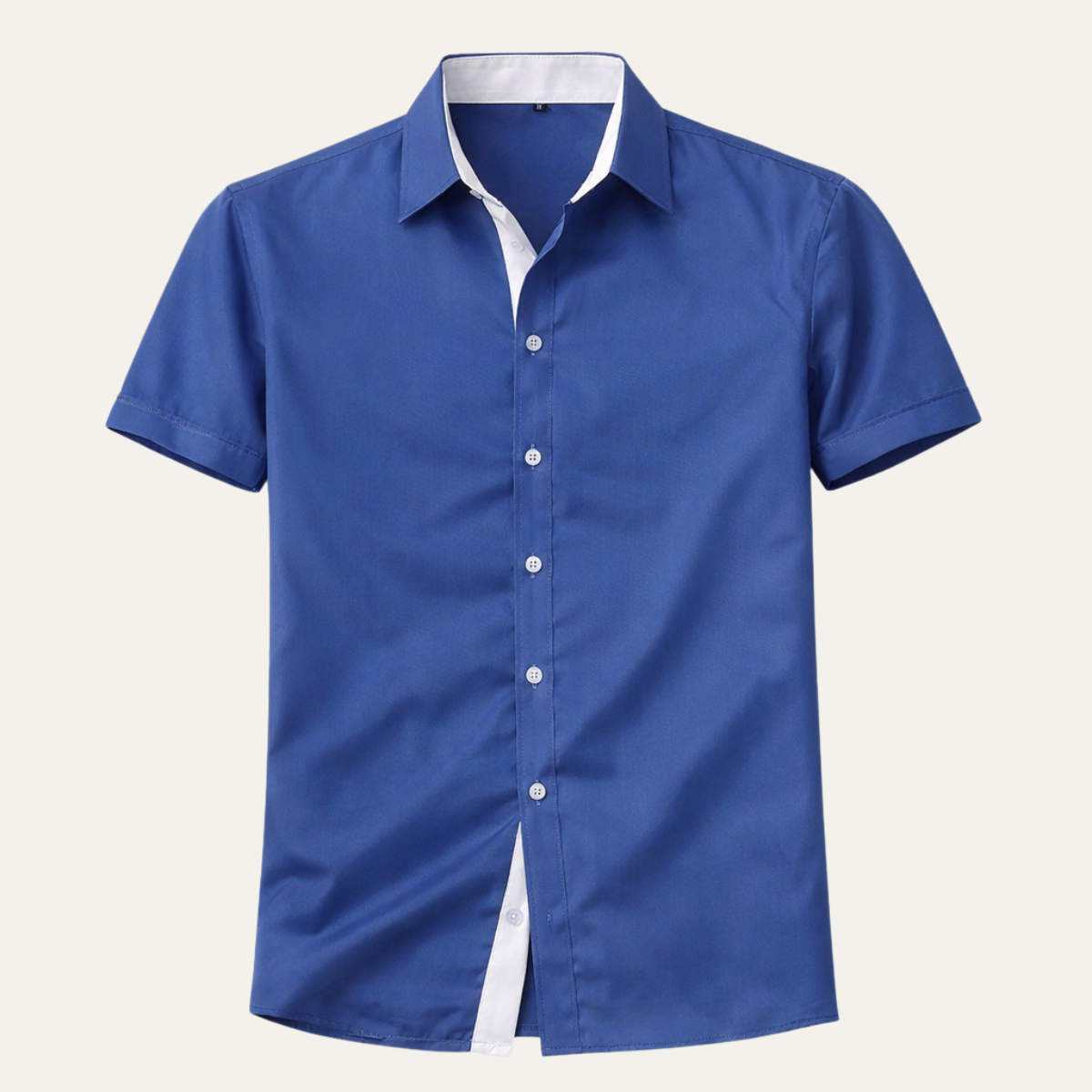 Men's Solid Button-Up Dress Shirt - Vonnera