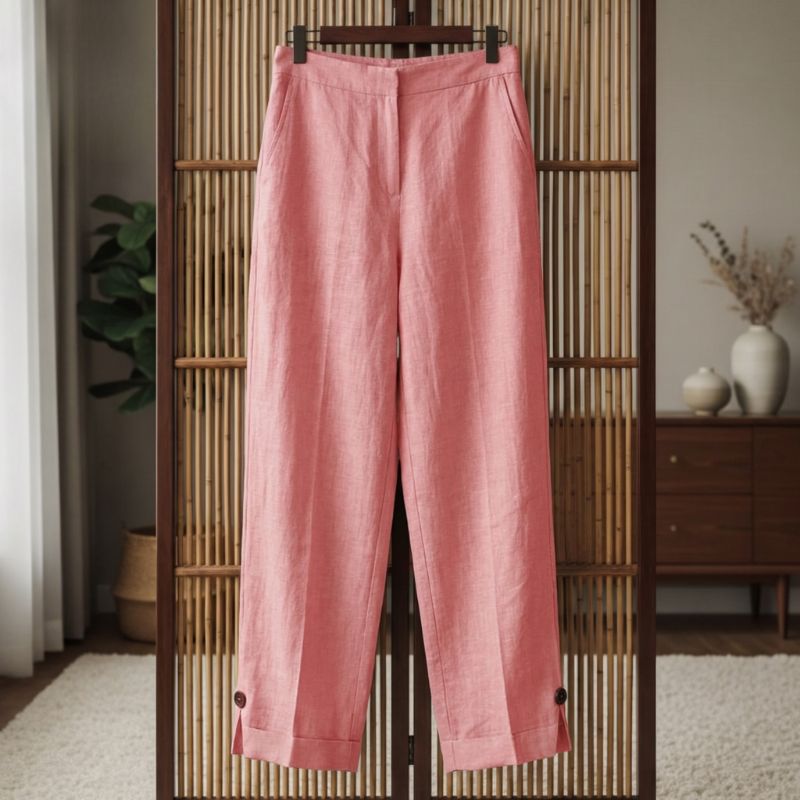 Casual Pants Cotton Relaxed Fit