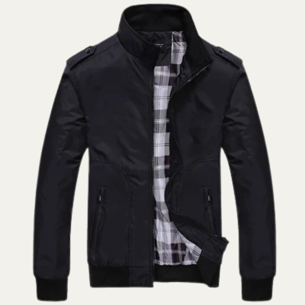 Men's Bomber Jacket Lightweight Stand Collar - Vonnera