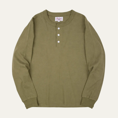 Men's Cotton Casual Henley Shirt Lightweight - Vonnera