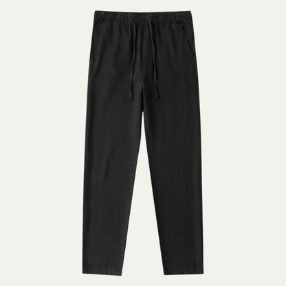 Men's Cotton Linen Drawstring Pants - Vonnera