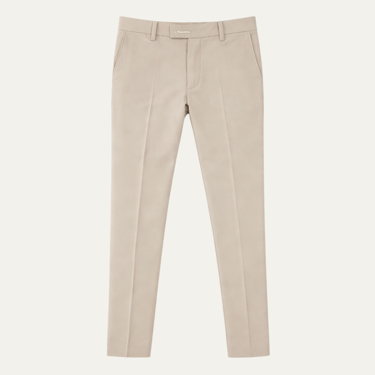 Men's Slim Fit Stretch Dress Pants Elegant Silver - Vonnera