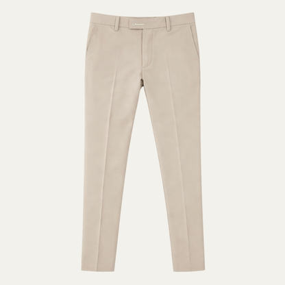 Men's Slim Fit Stretch Dress Pants Elegant Silver - Vonnera