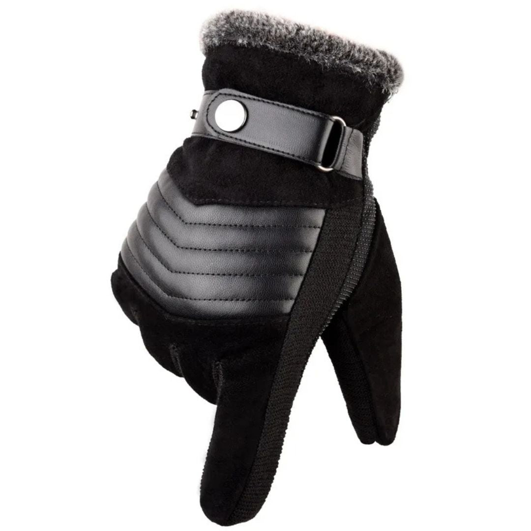 Men's Warm Winter Gloves Genuine Leather Touch Screen - Vonnera