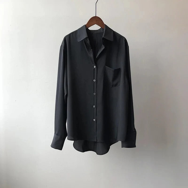 Women's Office Satin Shirt