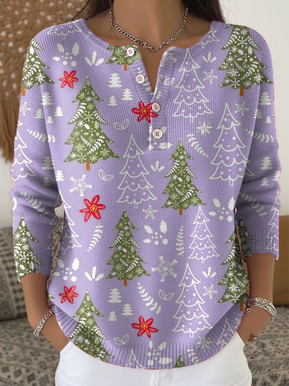 Women's Button Sweater