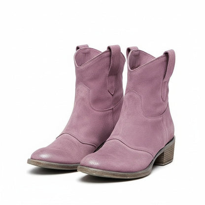 Women's Low Heel Pull-On Boots