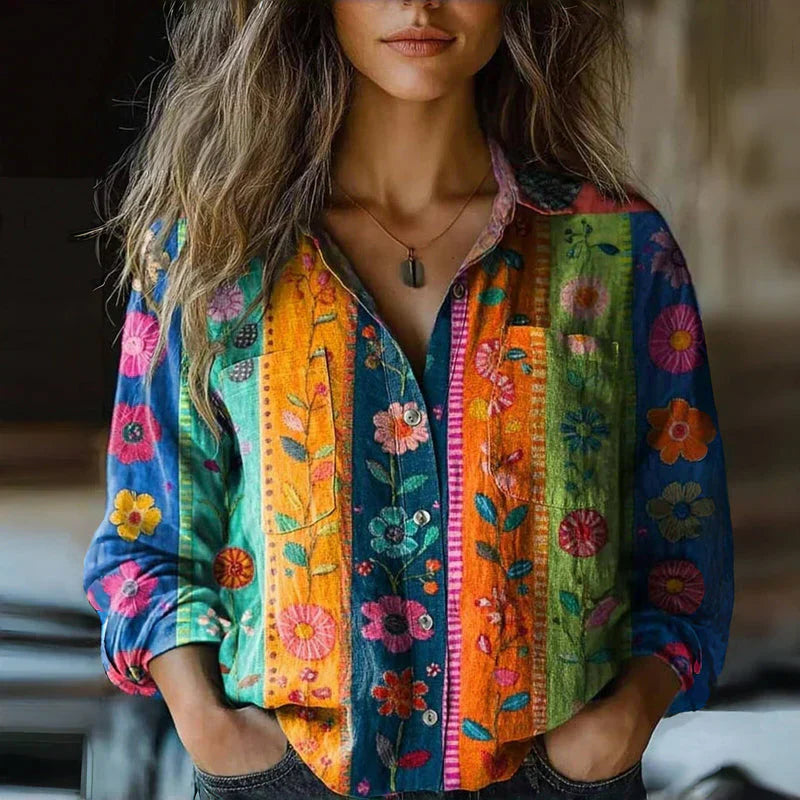Women's Vintage Bohemian Blouse