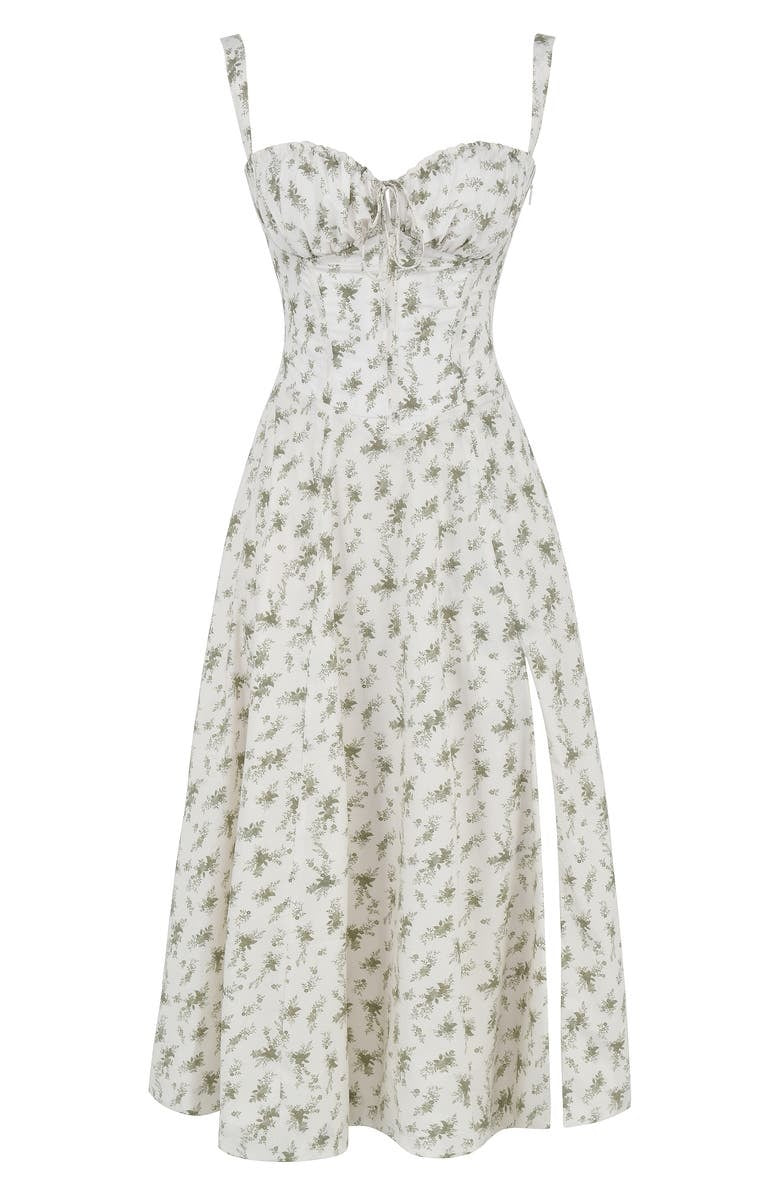 Women's Spring Floral Print Party Dress