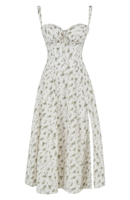 Women's Spring Floral Print Party Dress
