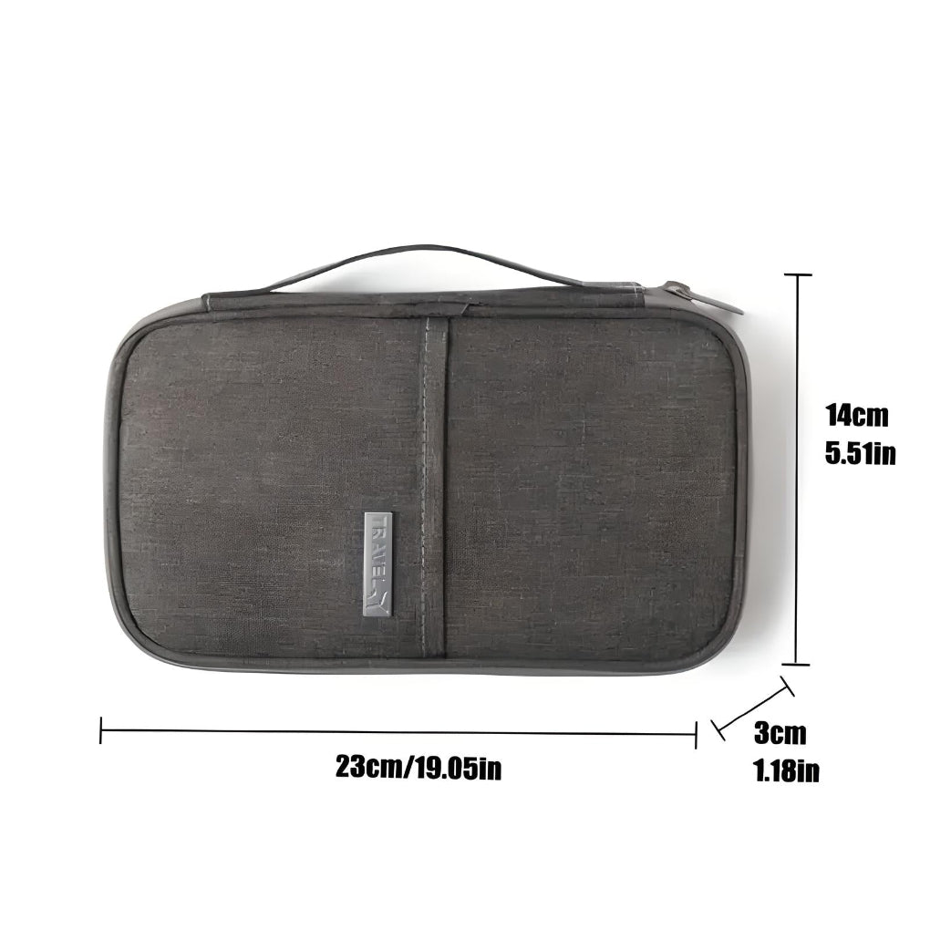 Rfid Travel Wallet Leather Passport Holder