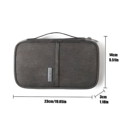 Rfid Travel Wallet Leather Passport Holder