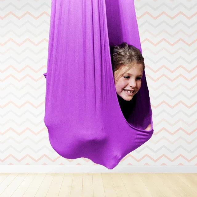 Kids Indoor Sensory Swing Pod Hanging Therapeutic Calming