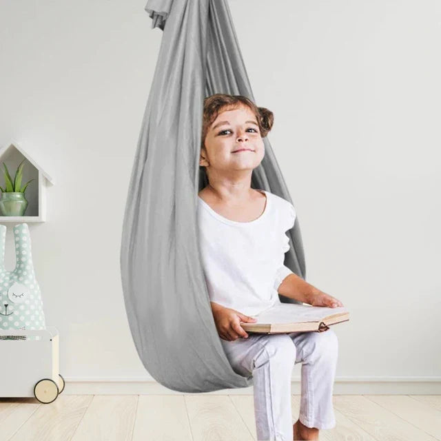 Kids Indoor Sensory Swing Pod Therapeutic Hanging Chair