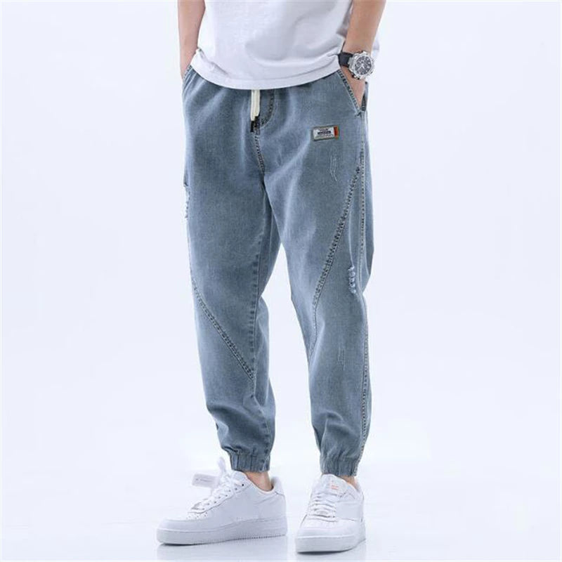 Men's Elastic Trousers Stretch Fit Comfortable Pants - Vonnera
