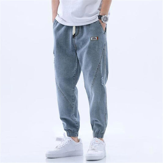 Men's Elastic Trousers Stretch Fit Comfortable Pants - Vonnera