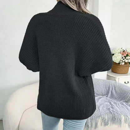 Women's Open-Front Knit Cardigan Long Sleeve Cozy Sweater