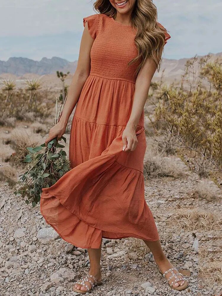 Women's Flowy Layered Dress - Vonnera