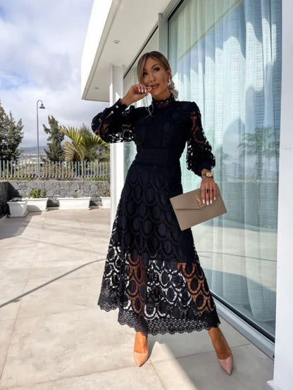 Elegant Lace Bodycon Dress for Women - Stylish and Chic