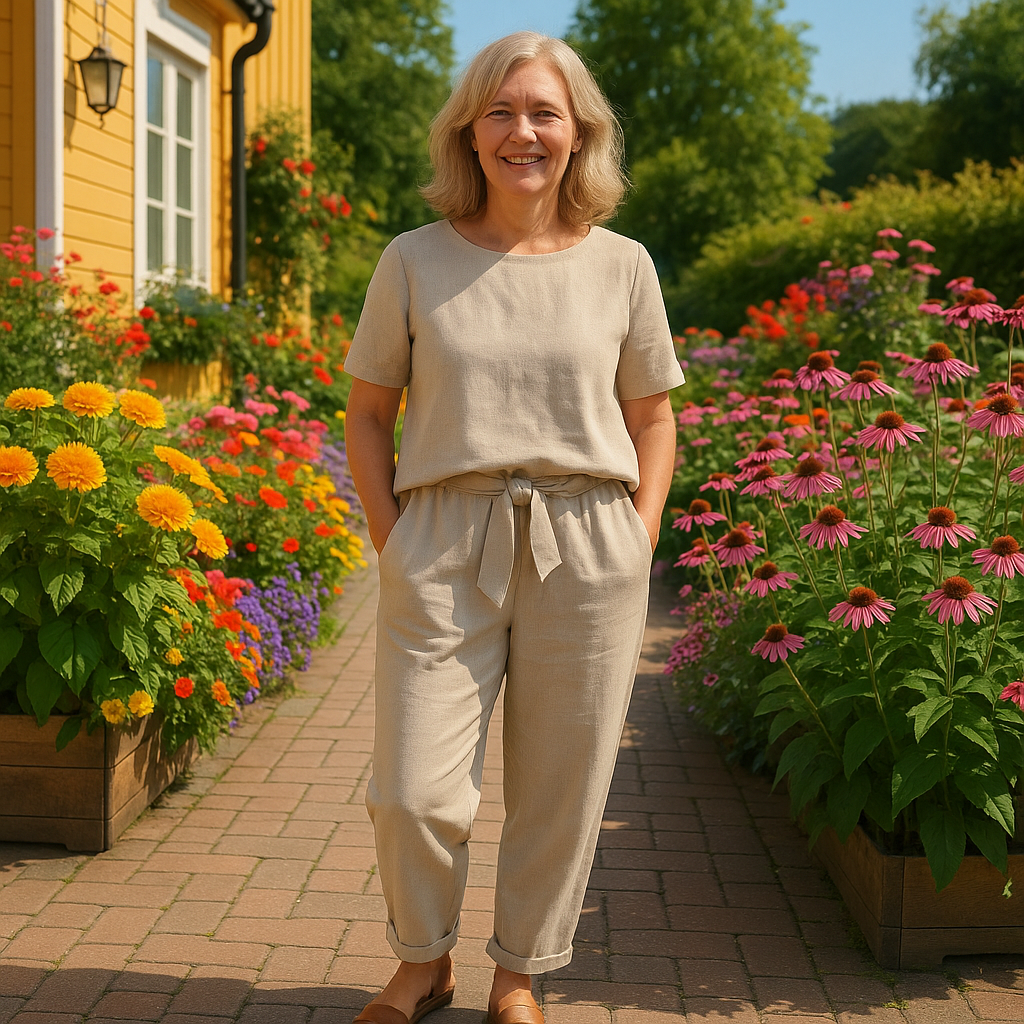 Women's Two Piece Set Simple Matching
