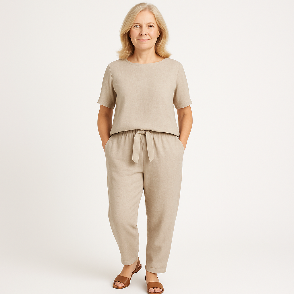 Women's Two Piece Set Simple Matching
