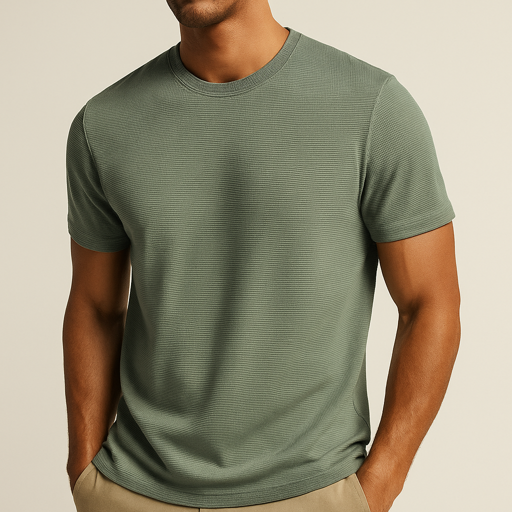 Men's Short Sleeve Textured T-Shirt