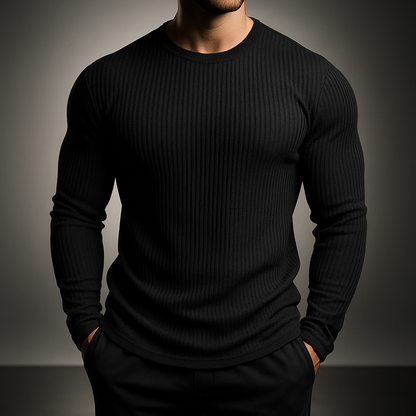 Laurent Men's Rib Knit Sweater
