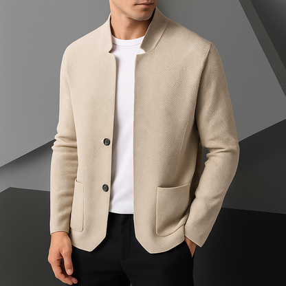 Men's Cardigan Button Front Pocket Design - Vonnera