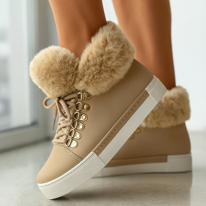Women's Fuzzy Ankle Boots - Vonnera