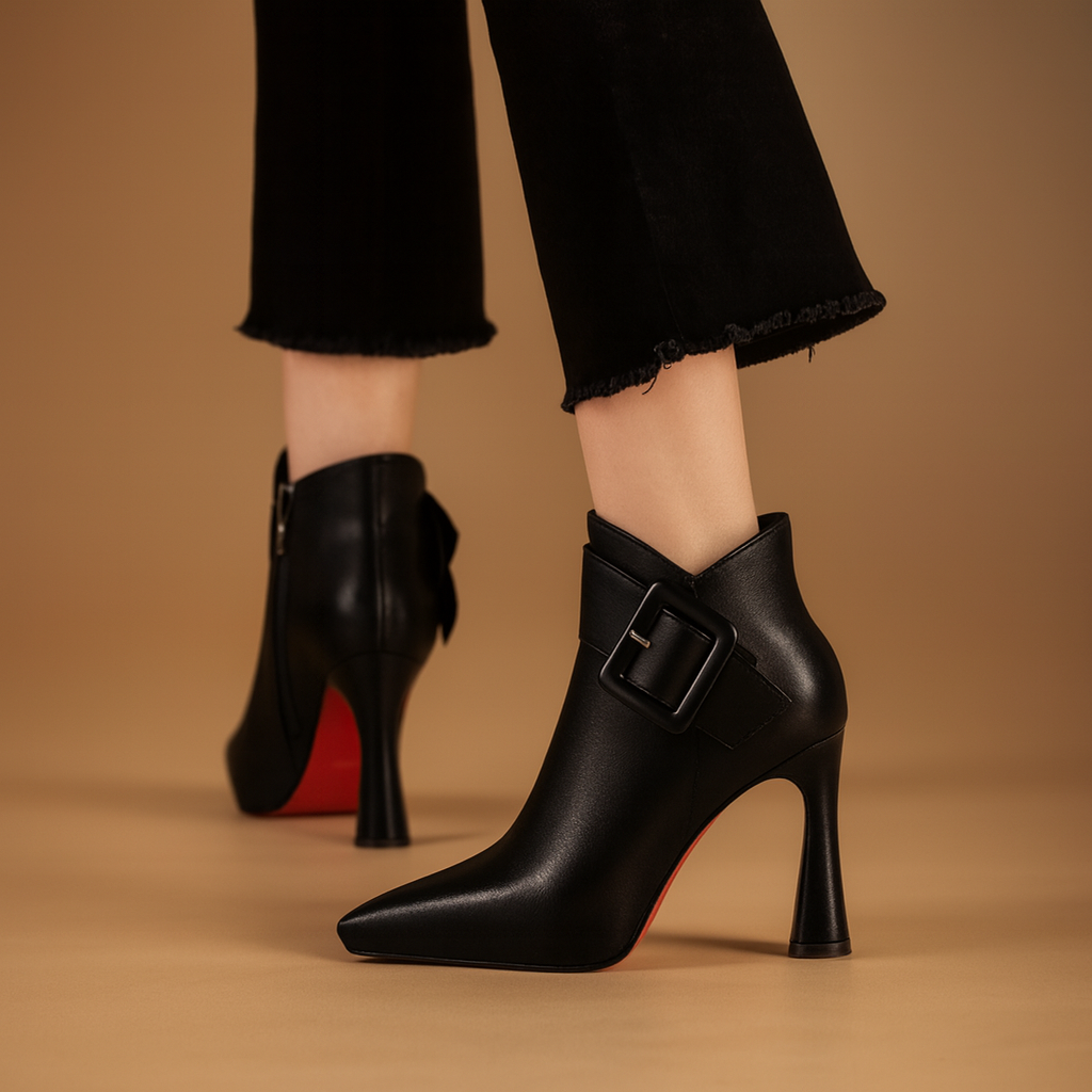 Women's Clarke Leather Ankle Boots