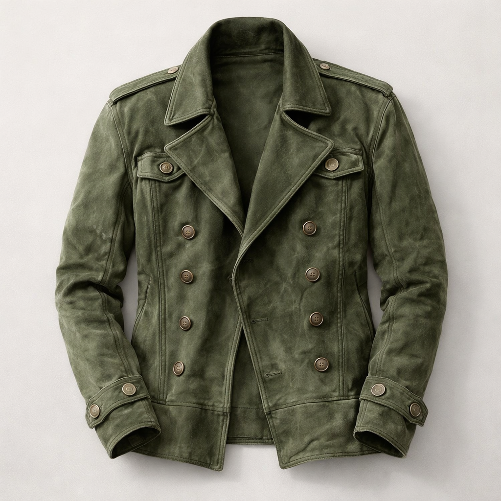 Douglas Men's Suede Leather Coat