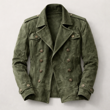 Douglas Men's Suede Leather Coat