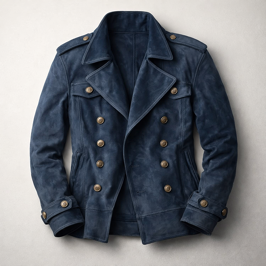 Douglas Men's Suede Leather Coat