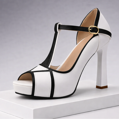 Women's Peep Toe High Heel Pumps - Vonnera