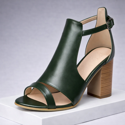 Nolani Women's Leather Strap Heels